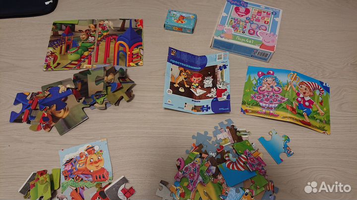 Пазлы для детей пакетом