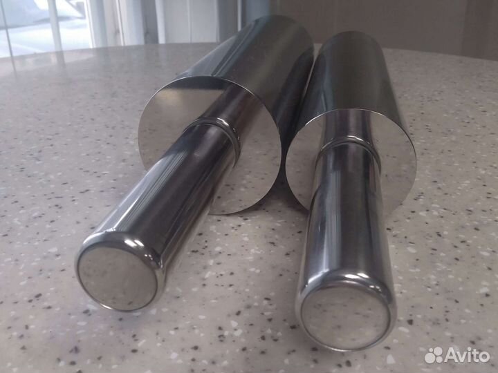 Скалки для теста, нерж. сталь, новые