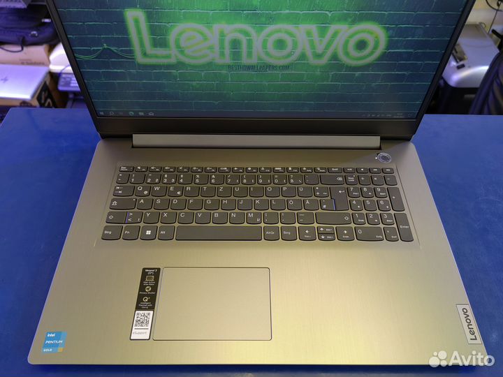 Новый ноутбук большой экран Lenovo Intel 11 Gen