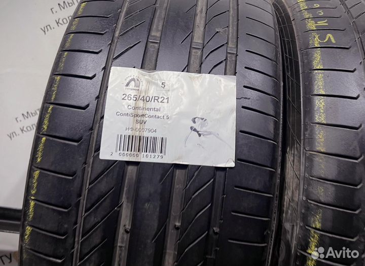 Continental ContiSportContact 5 SUV 265/40 R21 94Y
