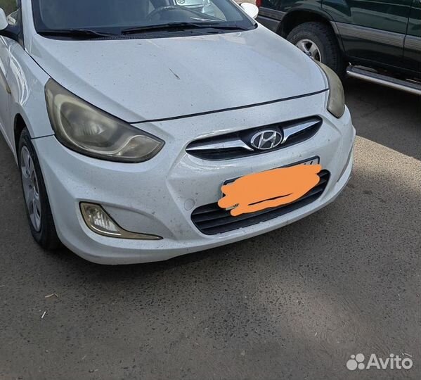 Фара hyundai solaris 1