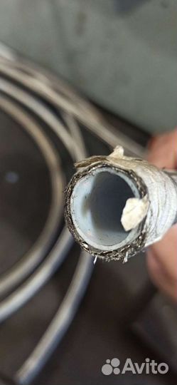 Рукав тефлоновый ptfe гофрированный/гладкий