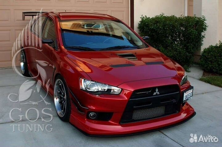 Капот EVO RalliArt на Mitsubishi Lancer 10