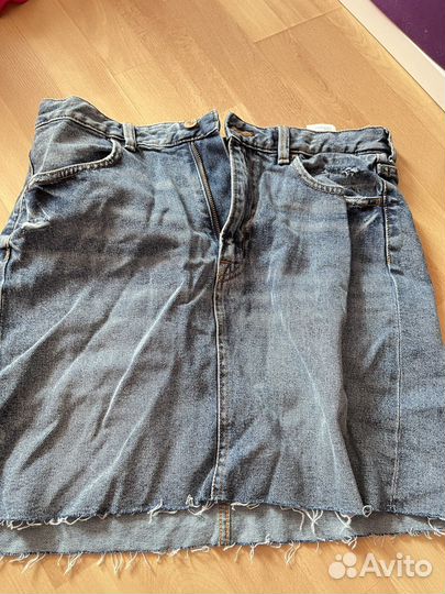 Юбки джинсовая