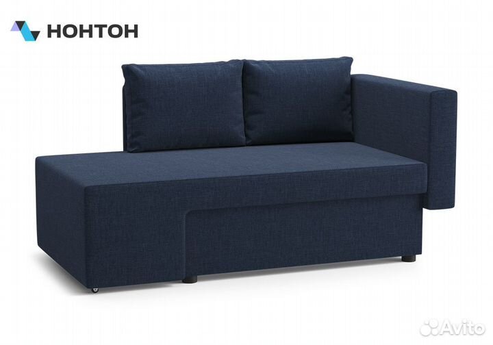 Диван еврокнижка Дагмар темно-синий