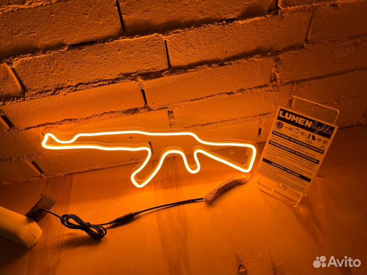 Вывеска из гибкого неона