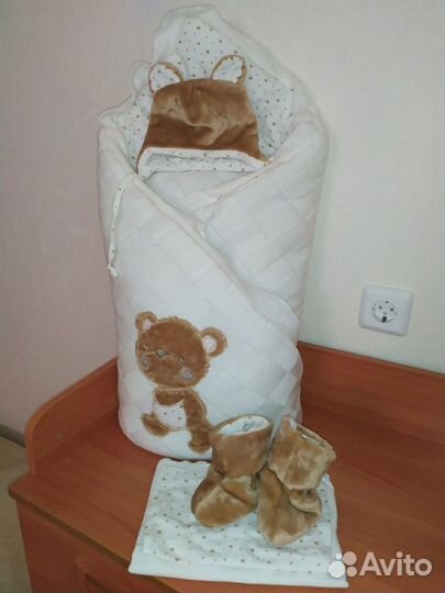 Зимний конверт на выписку