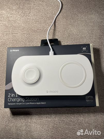 Беспроводная зарядка для телефона и часов