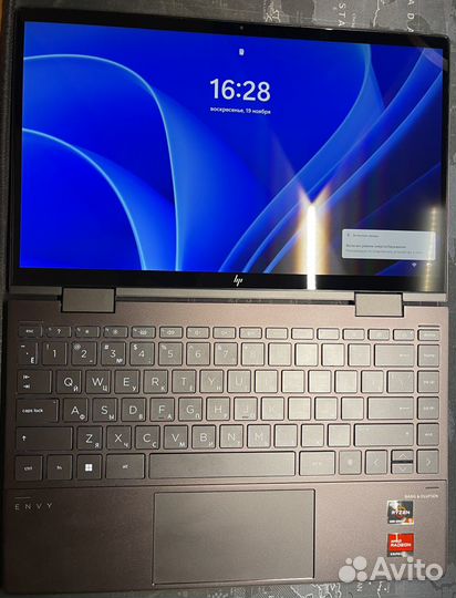Ноутбук HP envy x360 Convert 13-ay1008ur черный