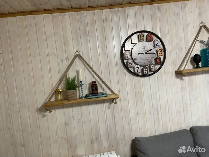 Полки стеллажи деревянные