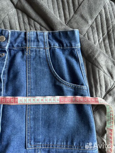 Юбка джинсовая мини