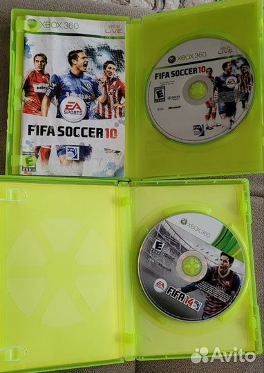 FIFA 10 и 14 Xbox 360 (ntsc)