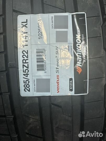 Hankook Ventus S1 Evo3 SUV K127A 285/45 R22 114Y