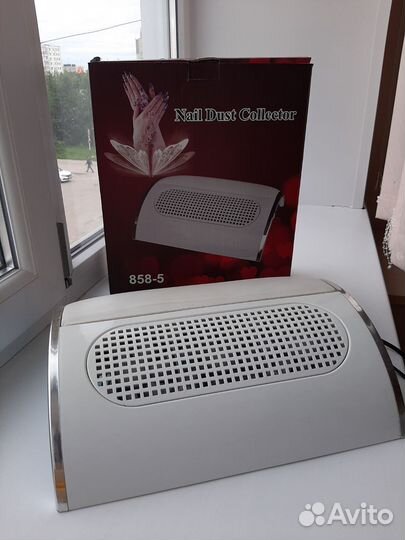 Пылесос для маникюра nail dust collector 858-5