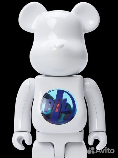 Фигура Bearbrick Pil Chrome 400% 100%