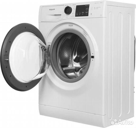 Стиральная машина hotpoint NSB 6039 K VE RU, с паром, 6кг, 1000об/мин, инверторная