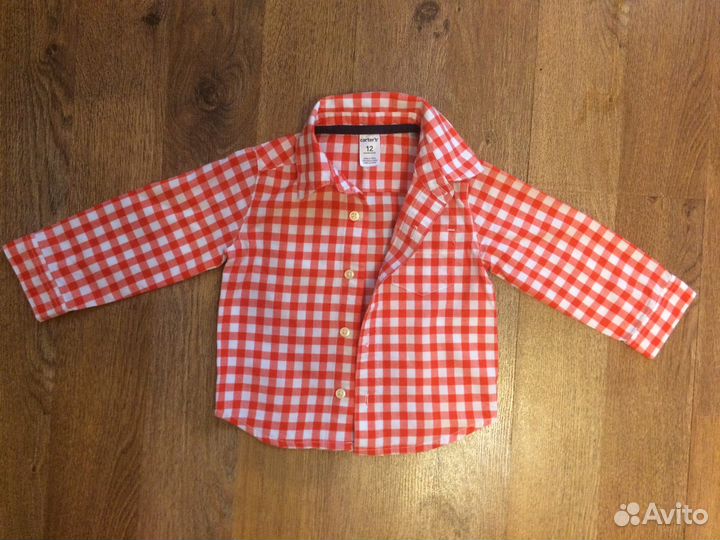 80 Carter’s стильные рубашка и брюки