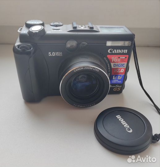 Компактный фотоаппарат Canon G5