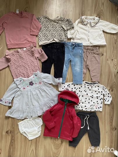 Фирменные вещи на девочку 74