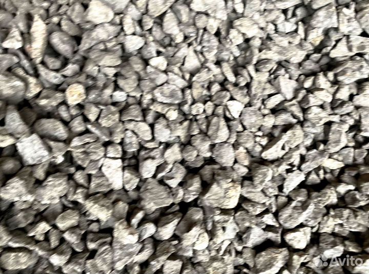 Щебень, Песок