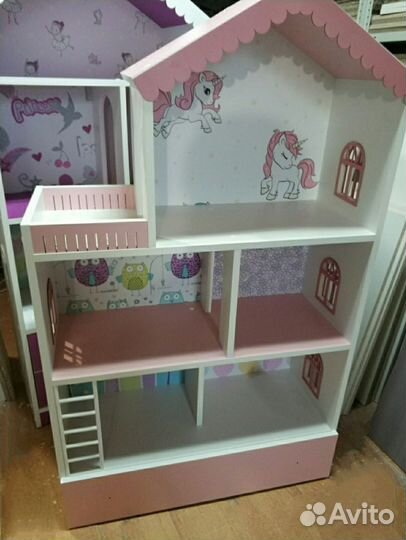 Домик кукольный с ящиком Новый