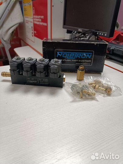 Газовые форсунки Poletron F-3.6 4 цилиндра (3 Om)