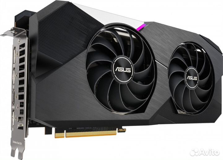 Видеокарта asus Dual Radeon RX 6750 XT OC Edition
