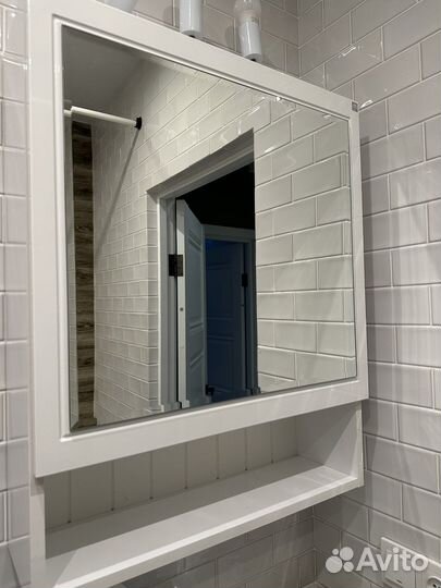 Зеркало шкаф для ванной