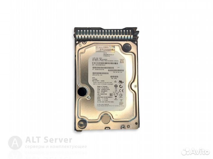 HP 1TB 7.2K 6G SATA 3.5