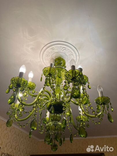 Люстра потолочная италия бу