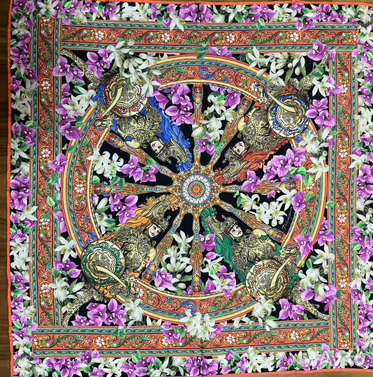 Шелковый платок Dolce & Gabbana 68х68 см