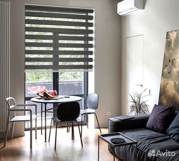 Римские шторы с электроприводом на заказ