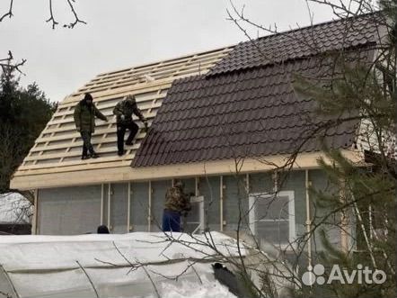 Монтаж кровли под ключ, замена кровли ремонт кровл