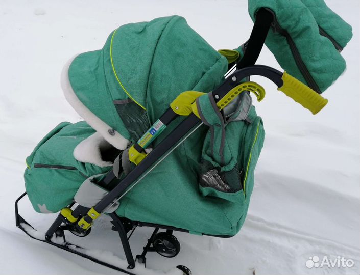 Детские санки коляска