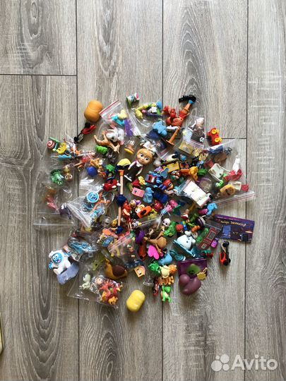 Игрушки киндер сюрприз пакетом