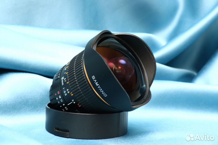Для Nikon Samyang 8mm f/3.5 рыбий глаз фишай