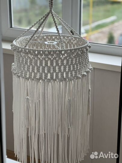 Абажур макраме