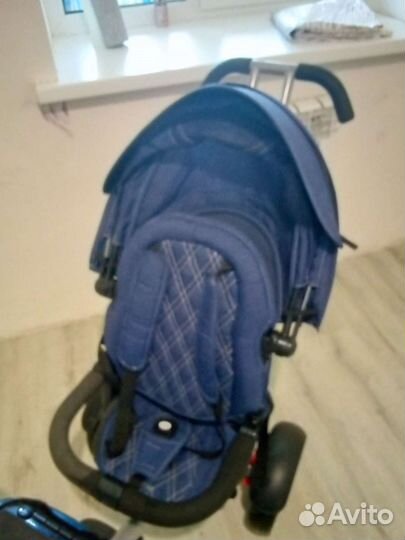 Детский велосипед с родительской ручкой