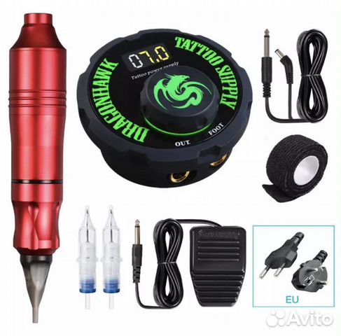 Новая Тату машинка с педалью / машинка для татуажа