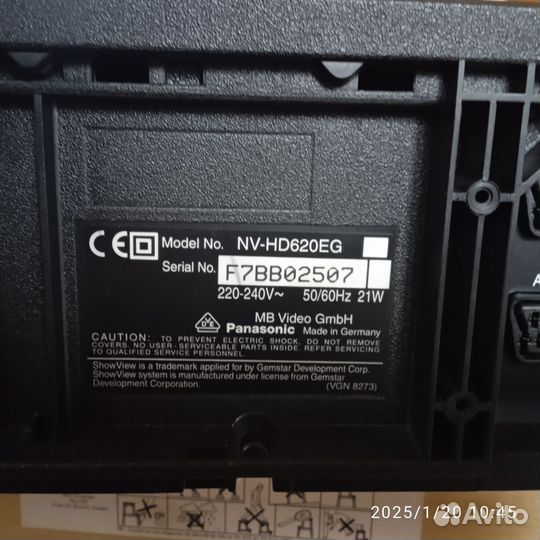 Видеомагнитофон panasonic 620 EG HI FI К механизм