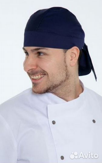 Китель поварской мужской черный оптом