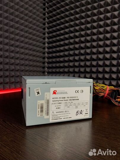 Блок питания ATX 500WT power rebel RB-S500HQ7-0