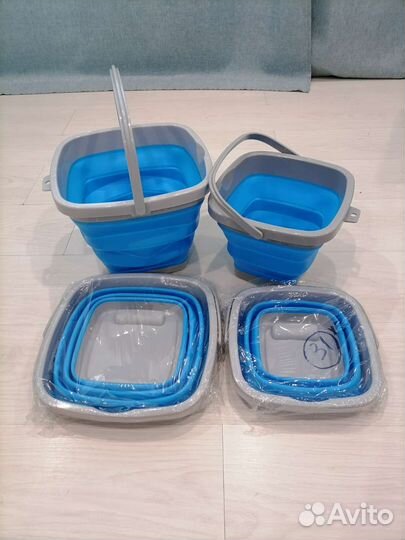 Прикормочное Ведро-Трансформер/Прорезиненное