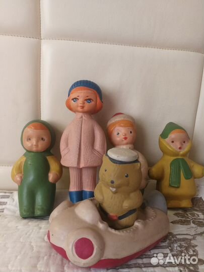 Пищалки Резиновые игрушки СССР, ранние, редкие