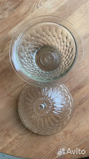 Конфетница стекло СССР