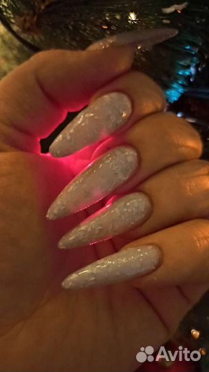 Гелевые типсы стилет