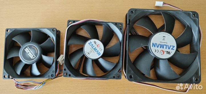 Корпусные вентиляторы 8 шт