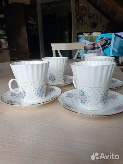 Кофейная пара лфз костяной фарфор