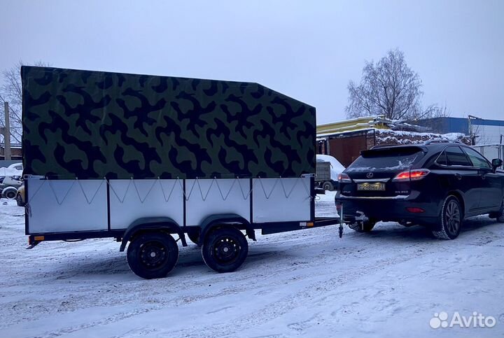 Автомобильный прицеп двухосный