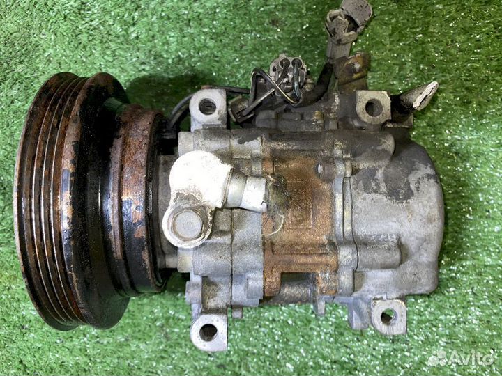 Компрессор кондиционера 4E-F Toyota Starlet EP82 1